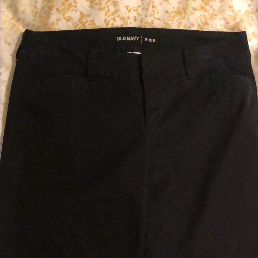 Old Navy Black Pixie Pants